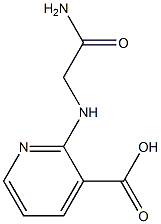 2-[(carbamoylmethyl)amino]pyridine-3-carboxylic acid,,结构式