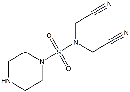 2-[(cyanomethyl)(piperazine-1-sulfonyl)amino]acetonitrile