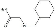 2-[(cyclohexylmethyl)amino]acetamide 化学構造式