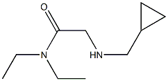 2-[(cyclopropylmethyl)amino]-N,N-diethylacetamide,,结构式