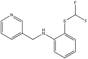 2-[(difluoromethyl)sulfanyl]-N-(pyridin-3-ylmethyl)aniline