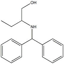 2-[(diphenylmethyl)amino]butan-1-ol Structure