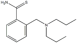 2-[(dipropylamino)methyl]benzenecarbothioamide Structure