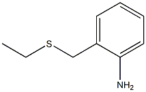 2-[(ethylsulfanyl)methyl]aniline Structure