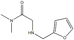 2-[(furan-2-ylmethyl)amino]-N,N-dimethylacetamide,,结构式