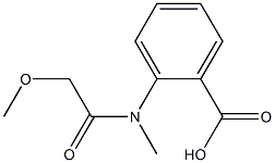 2-[(methoxyacetyl)(methyl)amino]benzoic acid