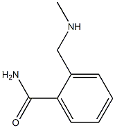 2-[(methylamino)methyl]benzamide 化学構造式