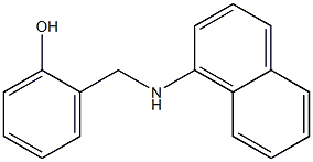 2-[(naphthalen-1-ylamino)methyl]phenol Structure