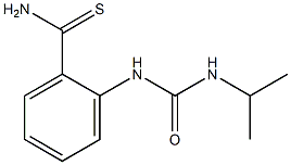 2-[(propan-2-ylcarbamoyl)amino]benzene-1-carbothioamide,,结构式