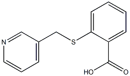 2-[(pyridin-3-ylmethyl)thio]benzoic acid Structure