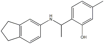 2-[1-(2,3-dihydro-1H-inden-5-ylamino)ethyl]-5-methylphenol