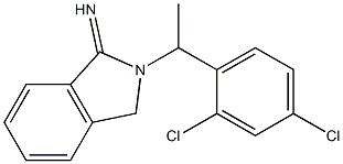  2-[1-(2,4-dichlorophenyl)ethyl]-2,3-dihydro-1H-isoindol-1-imine