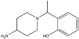  2-[1-(4-aminopiperidin-1-yl)ethyl]phenol