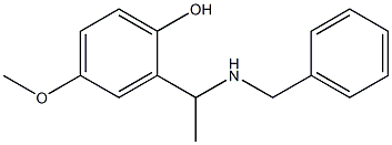 2-[1-(benzylamino)ethyl]-4-methoxyphenol