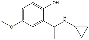 2-[1-(cyclopropylamino)ethyl]-4-methoxyphenol