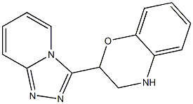 2-[1,2,4]triazolo[4,3-a]pyridin-3-yl-3,4-dihydro-2H-1,4-benzoxazine,,结构式