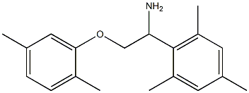 2-[1-amino-2-(2,5-dimethylphenoxy)ethyl]-1,3,5-trimethylbenzene,,结构式