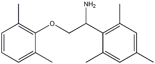 2-[1-amino-2-(2,6-dimethylphenoxy)ethyl]-1,3,5-trimethylbenzene Structure