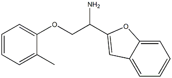  2-[1-amino-2-(2-methylphenoxy)ethyl]-1-benzofuran