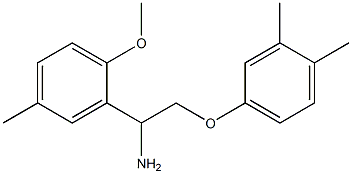 2-[1-amino-2-(3,4-dimethylphenoxy)ethyl]-1-methoxy-4-methylbenzene|