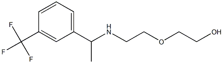 2-[2-({1-[3-(trifluoromethyl)phenyl]ethyl}amino)ethoxy]ethan-1-ol Structure