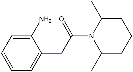 2-[2-(2,6-dimethylpiperidin-1-yl)-2-oxoethyl]aniline Structure