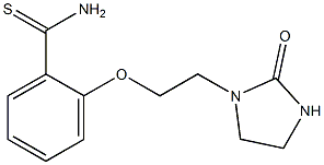  2-[2-(2-oxoimidazolidin-1-yl)ethoxy]benzene-1-carbothioamide