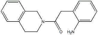 2-[2-(3,4-dihydroisoquinolin-2(1H)-yl)-2-oxoethyl]aniline Structure