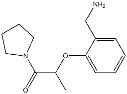 2-[2-(aminomethyl)phenoxy]-1-(pyrrolidin-1-yl)propan-1-one|