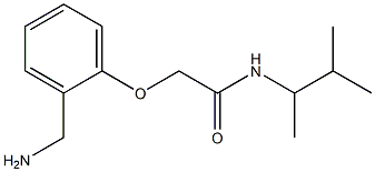 2-[2-(aminomethyl)phenoxy]-N-(3-methylbutan-2-yl)acetamide Struktur