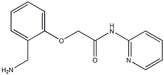 2-[2-(aminomethyl)phenoxy]-N-pyridin-2-ylacetamide,,结构式