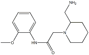 2-[2-(aminomethyl)piperidin-1-yl]-N-(2-methoxyphenyl)acetamide