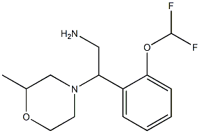 2-[2-(difluoromethoxy)phenyl]-2-(2-methylmorpholin-4-yl)ethan-1-amine