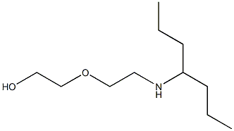 2-[2-(heptan-4-ylamino)ethoxy]ethan-1-ol,,结构式