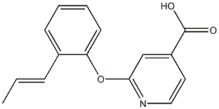  2-[2-(prop-1-en-1-yl)phenoxy]pyridine-4-carboxylic acid