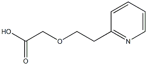 2-[2-(pyridin-2-yl)ethoxy]acetic acid 结构式