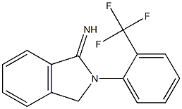 2-[2-(trifluoromethyl)phenyl]-2,3-dihydro-1H-isoindol-1-imine