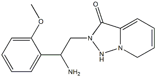 2-[2-amino-2-(2-methoxyphenyl)ethyl]-2H,3H-[1,2,4]triazolo[3,4-a]pyridin-3-one,,结构式