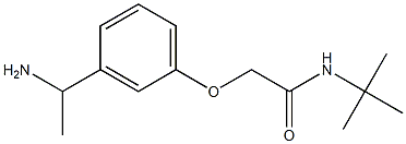 2-[3-(1-aminoethyl)phenoxy]-N-(tert-butyl)acetamide Structure