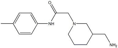 2-[3-(aminomethyl)piperidin-1-yl]-N-(4-methylphenyl)acetamide