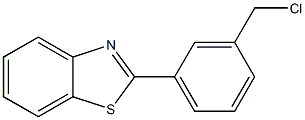 2-[3-(chloromethyl)phenyl]-1,3-benzothiazole Struktur