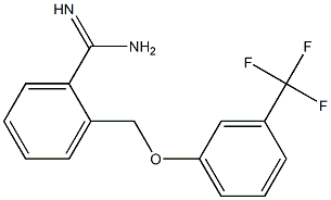 2-[3-(trifluoromethyl)phenoxymethyl]benzene-1-carboximidamide