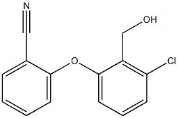 2-[3-chloro-2-(hydroxymethyl)phenoxy]benzonitrile