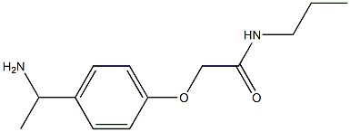  2-[4-(1-aminoethyl)phenoxy]-N-propylacetamide