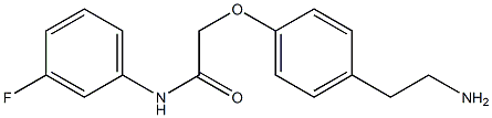  2-[4-(2-aminoethyl)phenoxy]-N-(3-fluorophenyl)acetamide