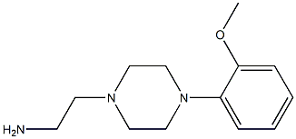 2-[4-(2-methoxyphenyl)piperazin-1-yl]ethanamine,,结构式