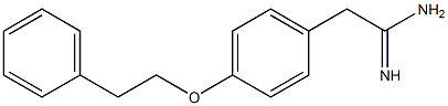 2-[4-(2-phenylethoxy)phenyl]ethanimidamide,,结构式