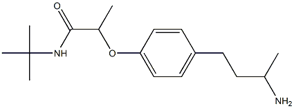 2-[4-(3-aminobutyl)phenoxy]-N-tert-butylpropanamide