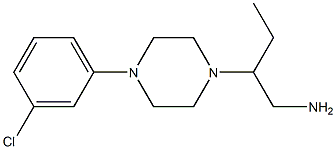 2-[4-(3-chlorophenyl)piperazin-1-yl]butan-1-amine