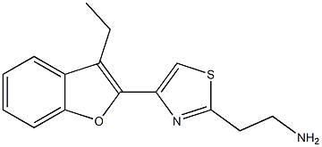  2-[4-(3-ethyl-1-benzofuran-2-yl)-1,3-thiazol-2-yl]ethanamine